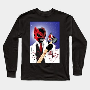 American Psycho Ranger Red Long Sleeve T-Shirt